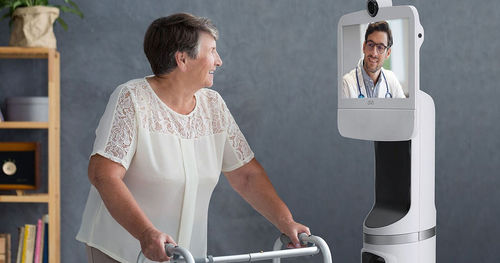 Робот телеприсутствия для учреждений здравоохранения - Ava Robot - Ava Robotics - телеконсультации / удаленные консультационные услуги