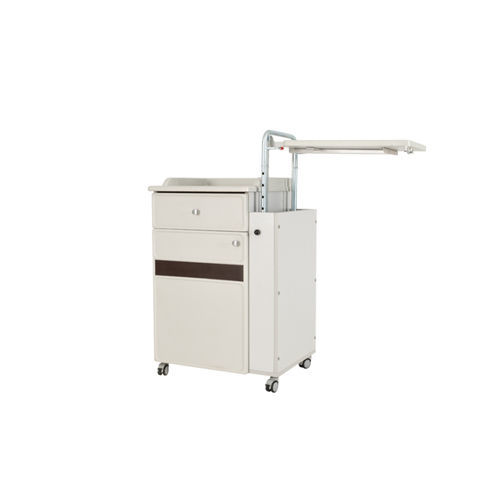 Прикроватный столик на роликах - HSP 6000 - HOSPITOOL MEDICAL DEVICES INC. - с накроватным столиком / с выдвижными ящиками
