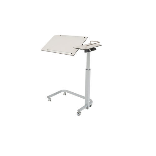 Прикроватный столик на роликах - HSP 6100 - HOSPITOOL MEDICAL DEVICES INC. - с регулируемой высотой / наклонный
