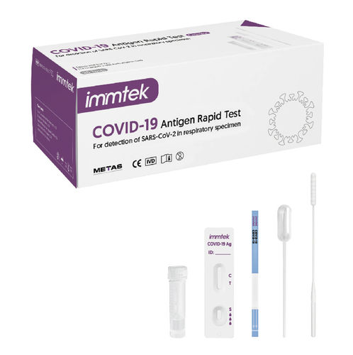 Экспресс-тест COVID-19 - ImmTek&trade; - Metas Biomedical - на антигены / SARS-COV-2 / назофарингеальный