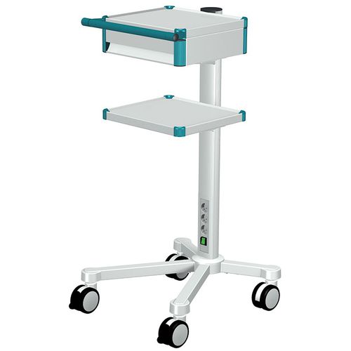 Медицинская тележка - 503050FX - Fentex Medical - для эндоскопии / 1 полка / мобильная