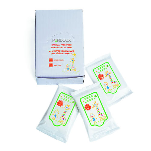 Очищающие салфетки для гигиены младенца - Pürdoux™ - Choice One Medical - 10 штук