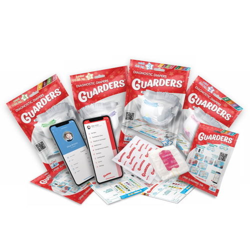 Набор для теста для мочи - Diagnostic Diapers® MiniLab® - Guarders Diagnostics SA - на инфекционные заболевания / плотности / pH