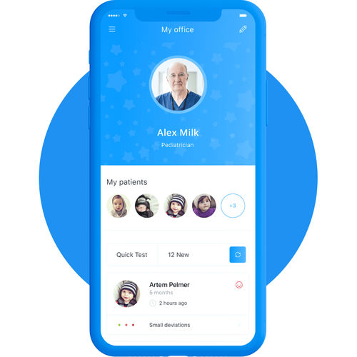 Педиатрическое приложение iOS - Baby Pass® Pro - Guarders Diagnostics SA - для мониторинга / для обработки / медицинское
