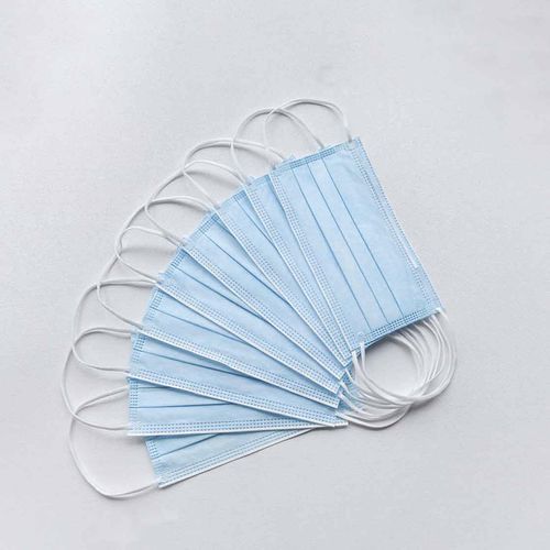 Xирургическая маска для взрослых - YY 0469-2011 - Zhejiang Langci Medical Equipment Co., Ltd. - упаковка 10 штук / для одноразового использования / трехслойная