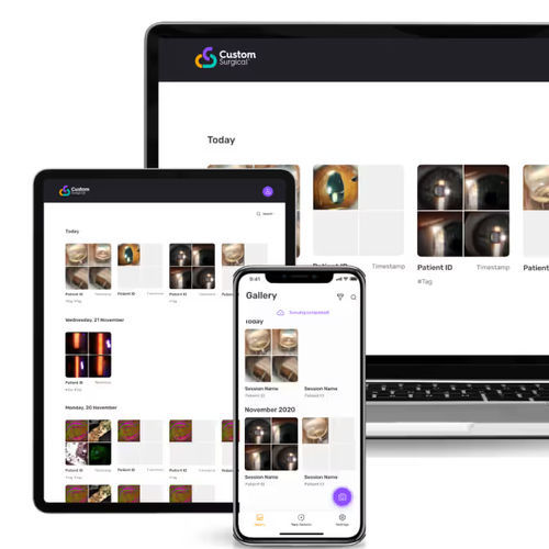 Мобильное приложение для управления данными - MICROREC APP - Custom Surgical - для управления данными пациента / медицинский
