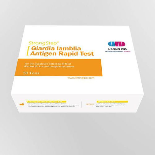 Экспресс-тест на кишечную лямблию - 501100 - Nanjing Liming Bio-products Co., Ltd. - на желудочно-кишечные заболевания / на антигены / для фекалий