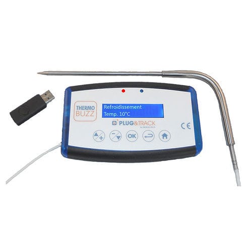 Регистратор данных для измерения температуры - ThermoBuzz - PROGES PLUS - для отслеживания / USB / с зондом