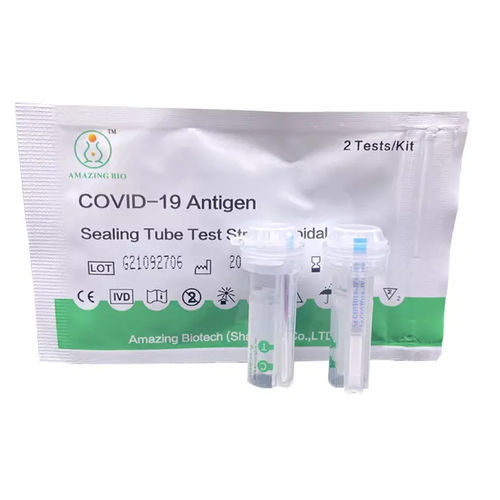 Тест-полоска COVID-19 - Amazing Biotech Co., Ltd - натрия / IgG / иммуноглобулин M