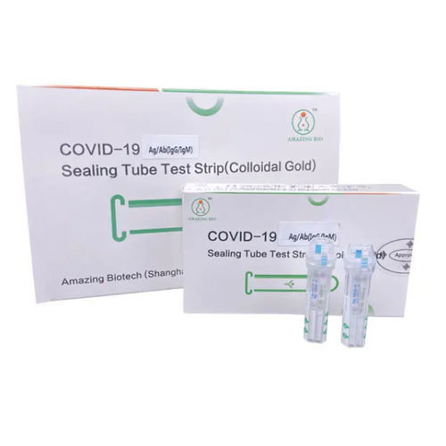 Набор для теста COVID-19 - Amazing Biotech Co., Ltd - гриппа / для нуклеокапсидных белков / IgG