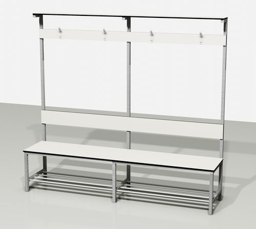Скамья для залов ожидания - CEL Components s.r.l. - для переодевалок в больницах / для лабораторий / несколько мест