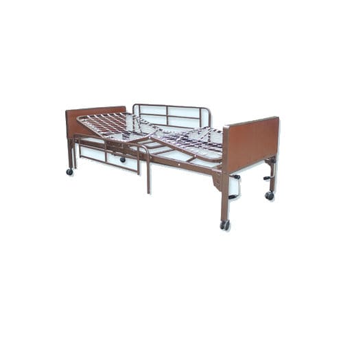 Кровать для обслуживания пациентов на дому - MBM-2XE-F - jia mei medical products co.,ltd - ручная / с фиксированной высотой / наклонная