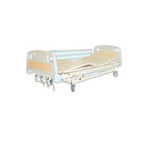 Кровать для больниц - MBM-3AAG - jia mei medical products co.,ltd - ручная / с регулируемой высотой / наклонная