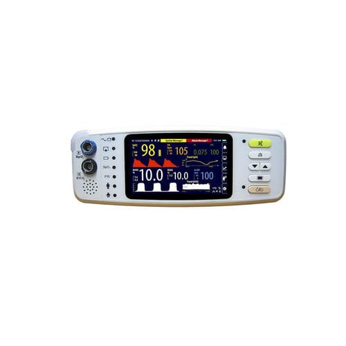 Переносной многопараметрический монитор пациента - SpotLife® - Zug Medical Systems - TEMP / частоты сердечных сокращений / EtCO2