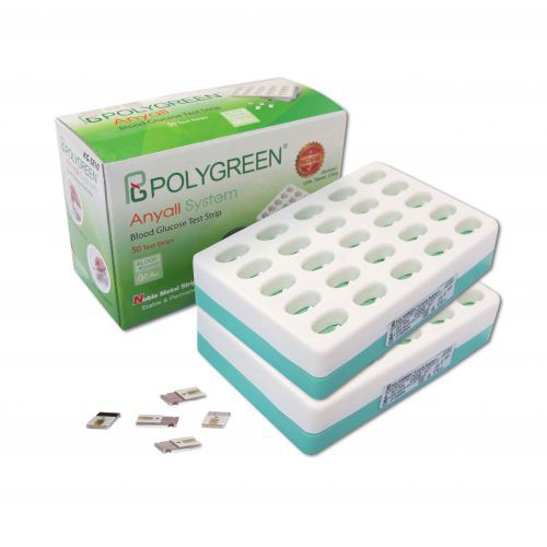 Тест-полоска для диабета - KG-5810 - Polygreen - на глюкозу