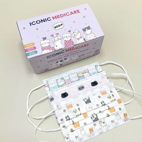 Xирургическая маска типа II - Kids - Iconic Medicare - из полипропилена / без латекса / без стекловолокна