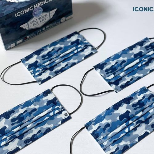 Xирургическая маска типа II - CAMO - Iconic Medicare - из полипропилена / без латекса / для взрослых