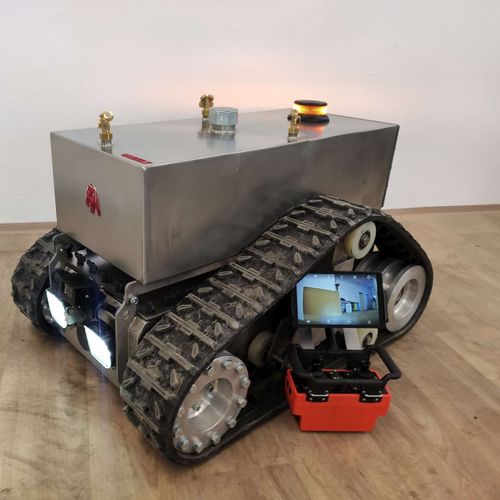 Робот для дезинфекции распылитель - PROMETHEUS - Grizzly Robotics - мобильный / с дистанционным управлением
