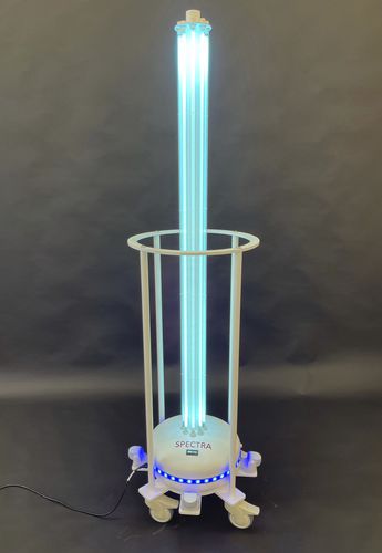 Система для дезинфекции для машин скорой помощи - Spectra 360°Antimagnetic  - Grizzly Robotics - UV-C / мобильная / переносная