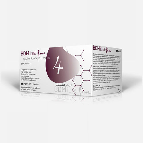 Игла для инъекции инсулина - Ibra Fine - MEDISEC Healthcare - стерильная / для подкожных инъекций / ручка