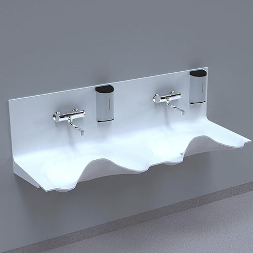 Хирургический умывальник 2 секции - OV1720GW-02 - NOAS Sweden - из Corian®