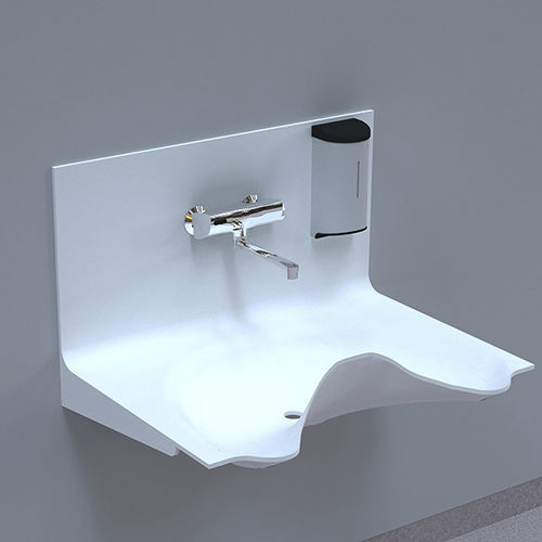 Хирургический умывальник 1 секция - OV860GW-02 - NOAS Sweden - из Corian®