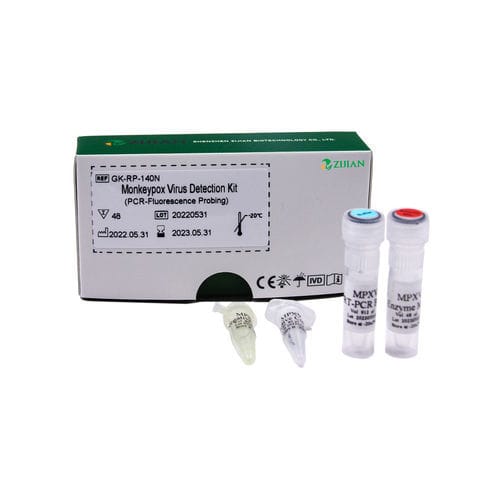 Набор для теста на инфекционные заболевания - GK-RP-140N - Shenzhen Zijian Biotechnology Co., Ltd. - для нуклеокапсидных белков / оспа обезьян / крови