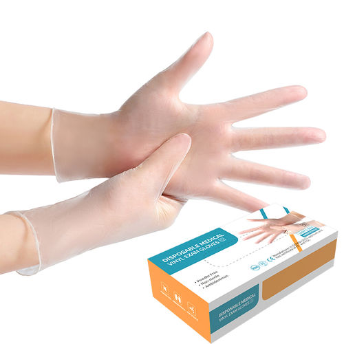 Виниловая перчатка - Hubei CFULL Medical Technology - из ПВХ / медицинская / для чистого помещения