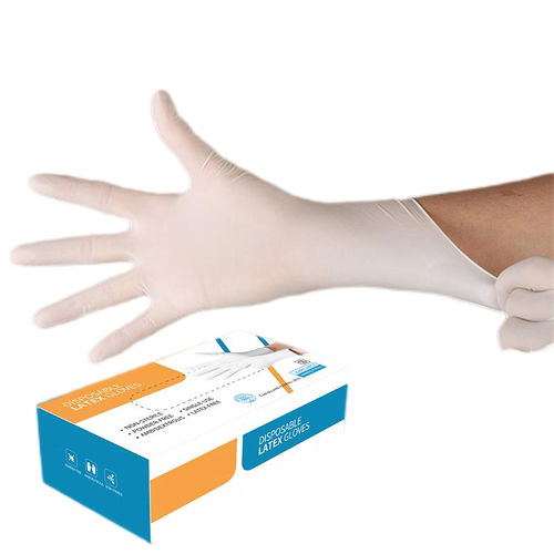 Перчатка из латекса - Hubei CFULL Medical Technology - медицинская / опудренная / непромокаемая