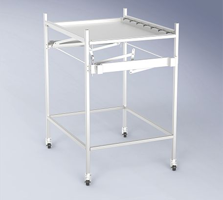 Медицинская тележка - T-480 - Jiangsu Huaxi Medical Equipment - для медицинских приборов / для загрузки / для человека