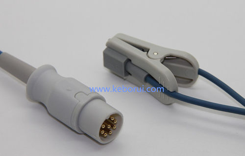 Ушной датчик SpO2 - KB-020014-GL - Shenzhen Keborui Electronics Co., Ltd - ветеринарный / многоразовый