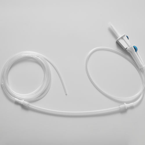 Прямой тубус - Nouvag  - Suzhou New District Mingji Polymer Medical Equipment Co., Ltd. - гибкий / прозрачный / для одноразового использования