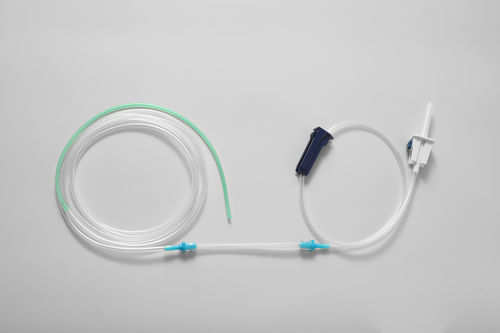 Прямой тубус - universal  - Suzhou New District Mingji Polymer Medical Equipment Co., Ltd. - прозрачный / многослойный / для одноразового использования