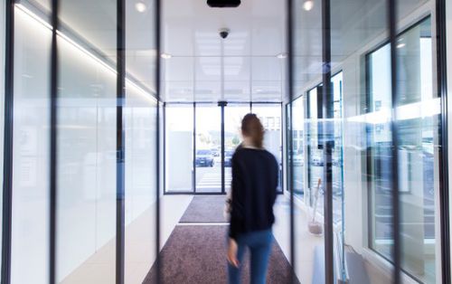 Дверь для учреждений здравоохранения - THERMCORD - KOS Spezialtüren GmbH - раздвижная / автоматическая