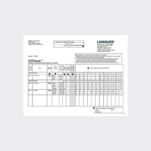 Программное обеспечение для больниц - ESTimate® - LANDAUER - для ведения отчетности по пациентам / для составления отчетности
