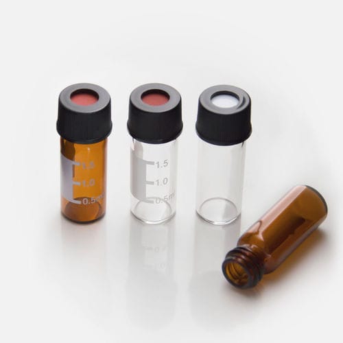 Колба для ВЭЖХ - 10-425 Screw Neck Vials With Cap - ZHEJIANG AIJIREN TECHNOLOGY INC. - для газохроматографии / из стекла / градуированная