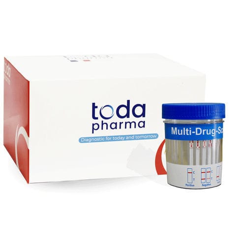 Набор для теста для определения лекарственных веществ - CUP ® - TODA PHARMA - на несколько лекарств / для мочи / иммунохроматографический
