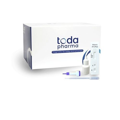 Набор для теста на малярию - V2®10/25 - TODA PHARMA - Плазмодии / крови / иммунохроматографический