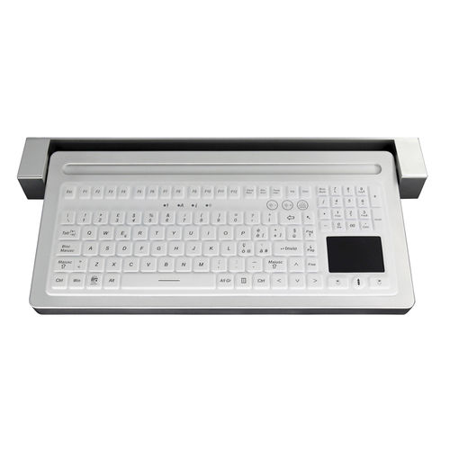 Медицинская клавиатура с сенсорной панелью - ATM-ORK03 - Shezhen AITmon Technology Co,.Ltd - с цифровым блоком клавиатуры / с международной раскладкой / из силикона