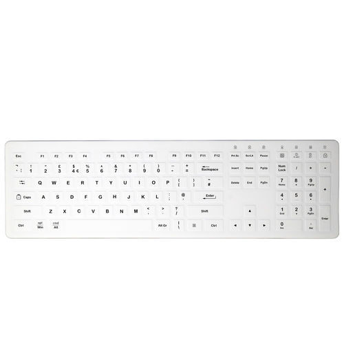 Медицинская клавиатура с цифровым блоком клавиатуры - ATM-SK421W - Shezhen AITmon Technology Co,.Ltd - из силикона / беспроводная / герметичная