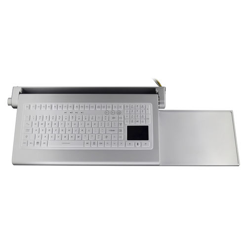 Медицинская клавиатура с сенсорной панелью - ATM-ORK02 - Shezhen AITmon Technology Co,.Ltd - из силикона / USB / противомикробная