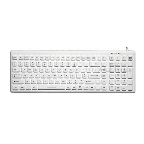Медицинская клавиатура с цифровым блоком клавиатуры - ATM-SK402MC - Shezhen AITmon Technology Co,.Ltd - с международной раскладкой / из силикона / моющаяся