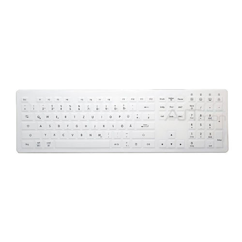 Медицинская клавиатура с цифровым блоком клавиатуры - ATM-SK421 - Shezhen AITmon Technology Co,.Ltd - из силикона / антибактериальная / моющаяся