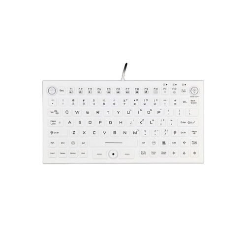 Медицинская клавиатура с указателем - ATM-SK414 - Shezhen AITmon Technology Co,.Ltd - из силикона / моющаяся / USB