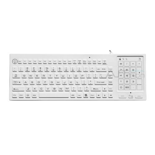 Медицинская клавиатура с сенсорной панелью - ATM-SK405T - Shezhen AITmon Technology Co,.Ltd - с цифровым блоком клавиатуры / из силикона / моющаяся