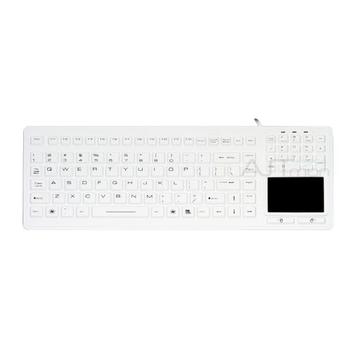 Медицинская клавиатура с сенсорной панелью - ATM-SK410T - Shezhen AITmon Technology Co,.Ltd - с цифровым блоком клавиатуры / из силикона / моющаяся