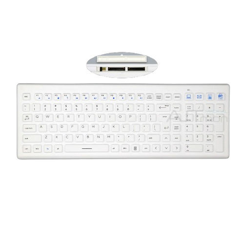 Медицинская клавиатура с цифровым блоком клавиатуры - ATM-SK416W - Shezhen AITmon Technology Co,.Ltd - из силикона / моющаяся / беспроводная