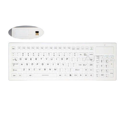 Медицинская клавиатура с цифровым блоком клавиатуры - ATM-SK417W - Shezhen AITmon Technology Co,.Ltd - из силикона / моющаяся / беспроводная