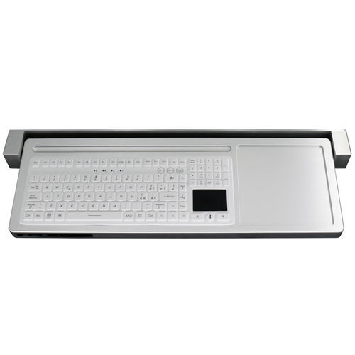 Медицинская клавиатура с сенсорной панелью - ATM-ORK04 - Shezhen AITmon Technology Co,.Ltd - с цифровым блоком клавиатуры / с международной раскладкой / из силикона