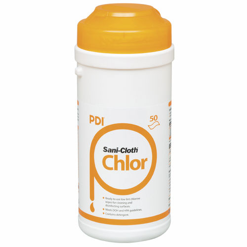 Очищающие салфетки для полов и поверхностей - Sani-Cloth® Chlor - PDI International - 50 штук